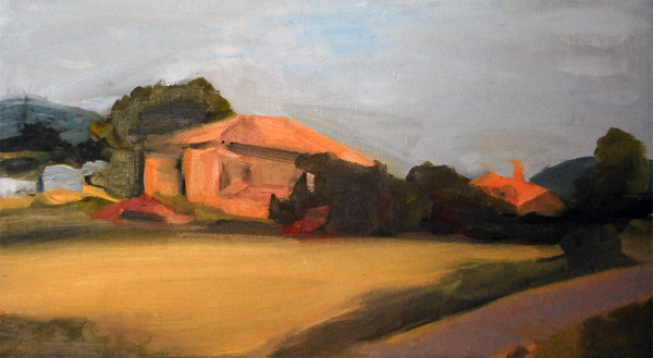 Yellow Field, Provence, France, 2008, Oil on Linen,