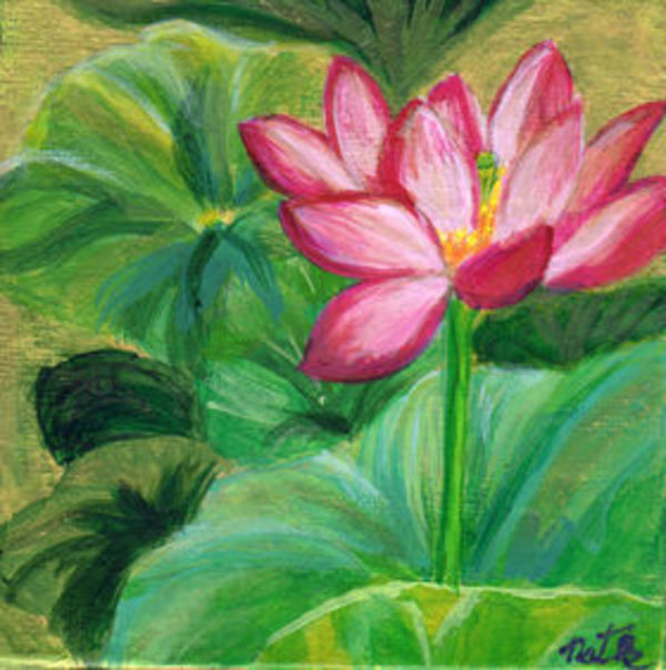 Lotus of Peace by Poppyfish Studio: The Art of Natasha Monahan Papousek