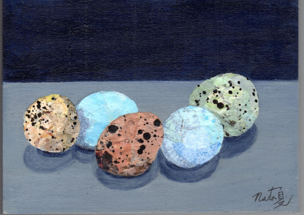 The Neighbor's Eggs by Poppyfish Studio: The Art of Natasha Monahan Papousek