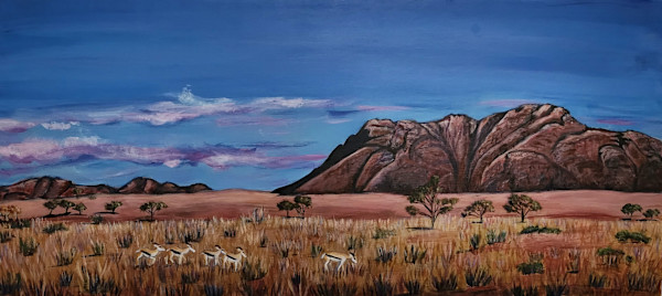 Namibian Symphony: Nocturne in the Namib-Naukluft by Poppyfish Studio: The Art of Natasha Monahan Papousek