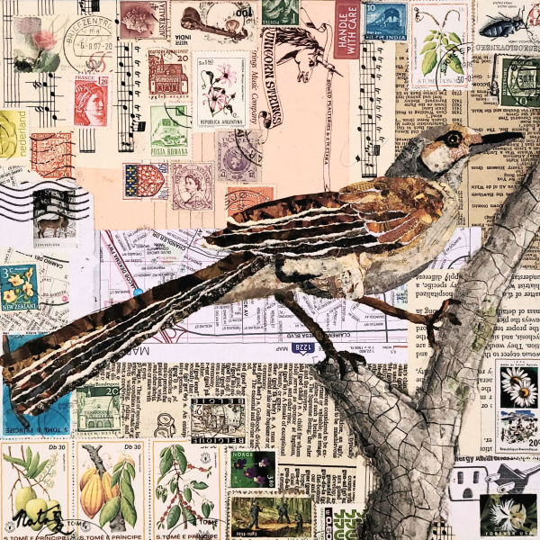 Backyard Birds: Northern Mockingbird by Poppyfish Studio: The Art of Natasha Monahan Papousek