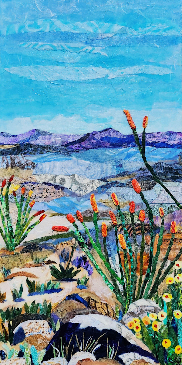 Ocotillo Vista by Poppyfish Studio: The Art of Natasha Monahan Papousek