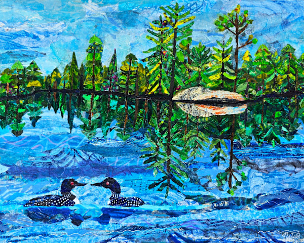 Serenade in Loon by Poppyfish Studio: The Art of Natasha Monahan Papousek, Image 1.