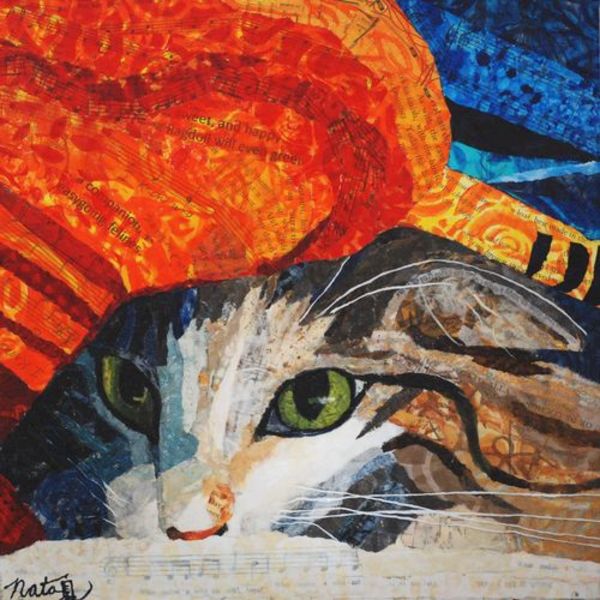 Undercover Cat by Poppyfish Studio: The Art of Natasha Monahan Papousek