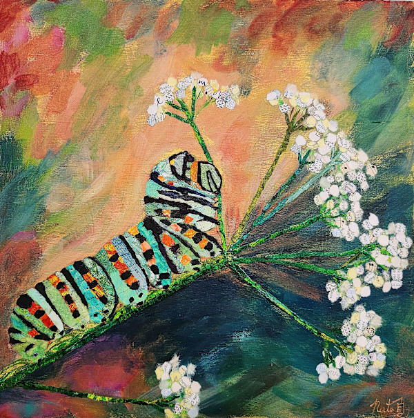 The Very Very Hungry Anise Swallowtail Caterpillar by Poppyfish Studio: The Art of Natasha Monahan Papousek