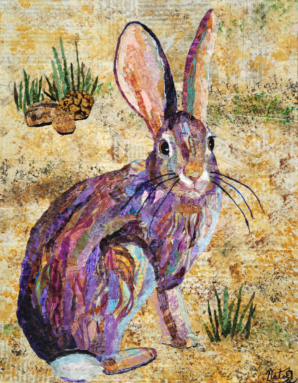Wild Neighbors: Brush Rabbit by Poppyfish Studio: The Art of Natasha Monahan Papousek