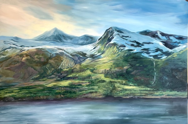 Alaskan Coastline by Mary Ann Trzyna