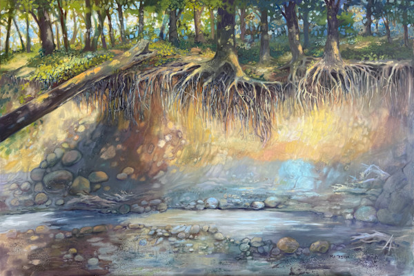 Dry Riverbed by Mary Ann Trzyna