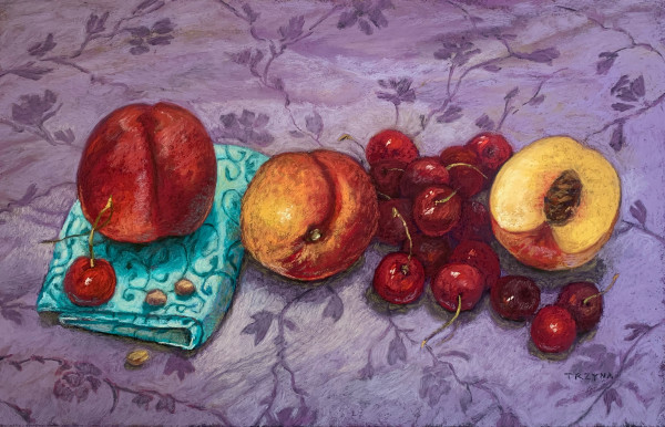 Red & Purple by Mary Ann Trzyna