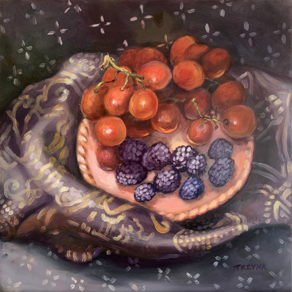 Red Grapes and Blackberries