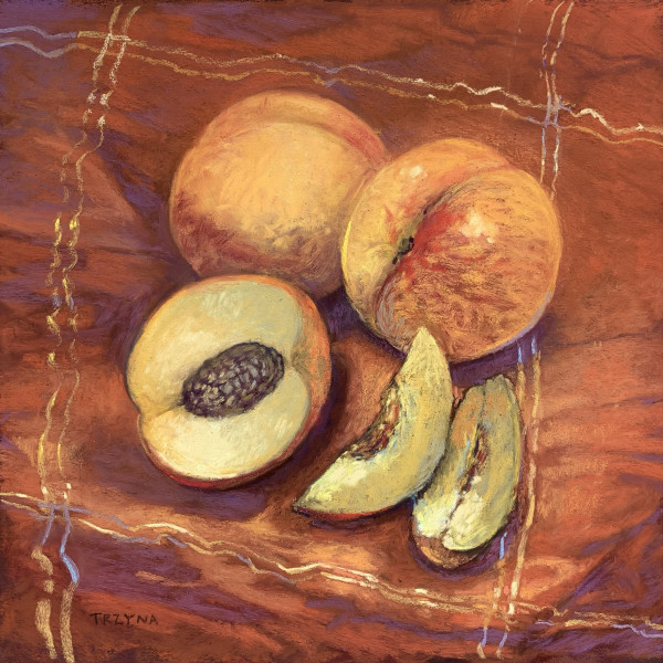 Nectarines by Mary Ann Trzyna