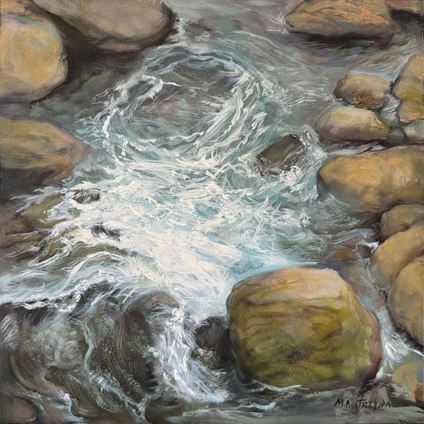 Pool Below a Waterfall by Mary Ann Trzyna, Image 1.