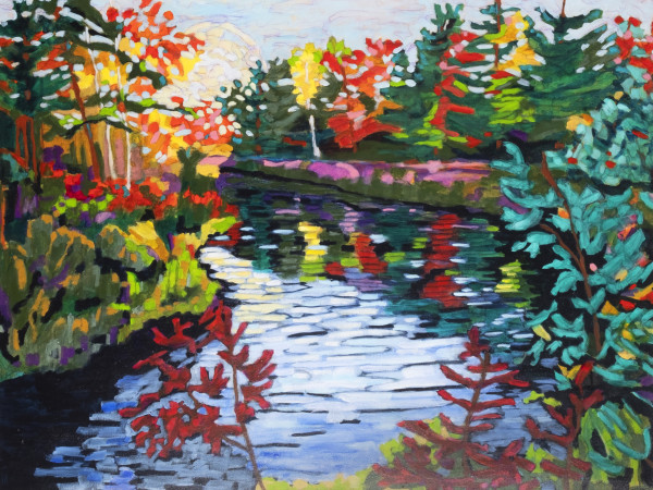 Reflections (Black River) by Janet Horne Cozens