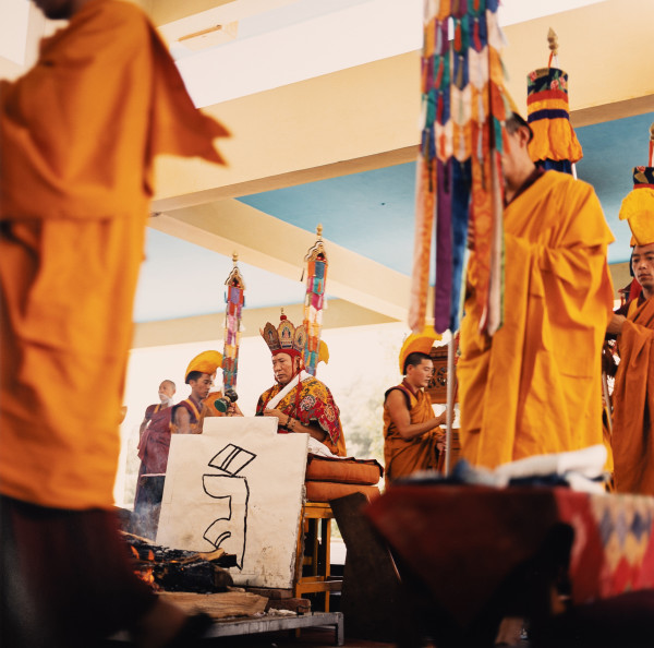 Buddhist Ceremony (Dharamsala, India) by Amie Potsic