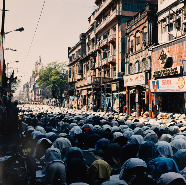 Muslim Prayer During Ramadan (Calcutta, India) by Amie Potsic