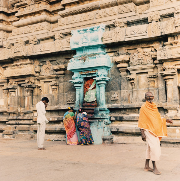 Blue Altar (Tiruvanamalai, India) by Amie Potsic