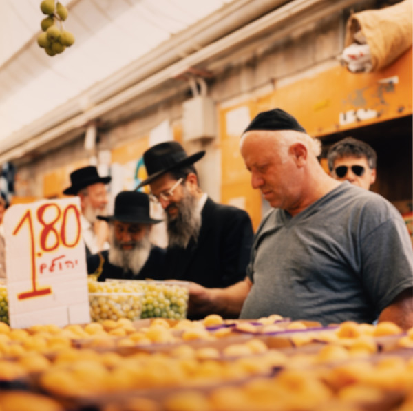Market (Jerusalem, Israel) by Amie Potsic