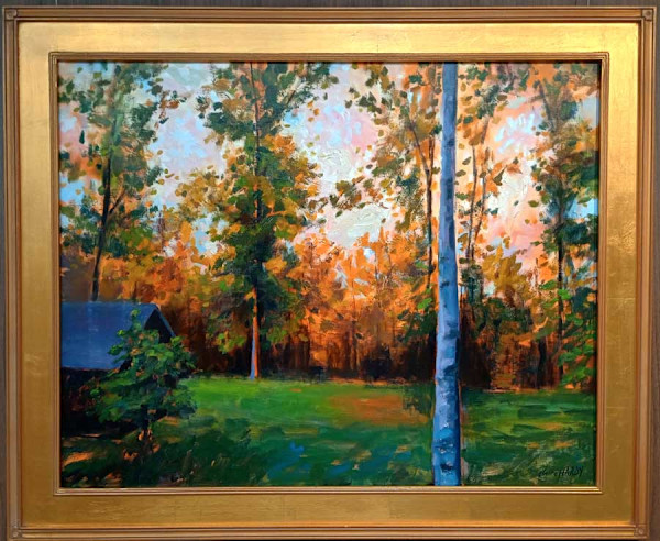 Cabin in the Woodlands by CLAIRE HARDY