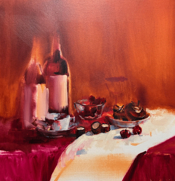 Chocolate Cherry Wine by CLAIRE HARDY