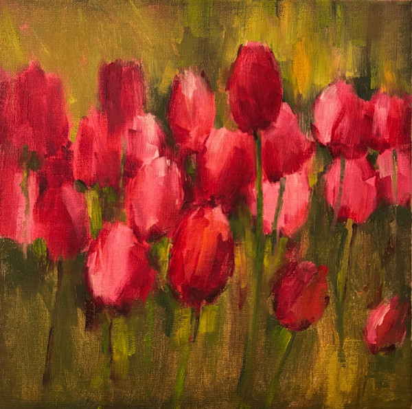Pink Tulips at the Dixon by CLAIRE HARDY