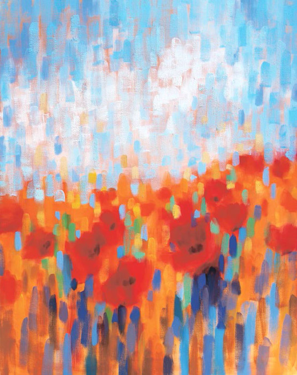 Poppy Mosaic by CLAIRE HARDY
