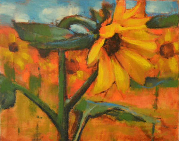 Sunflower Smile by CLAIRE HARDY