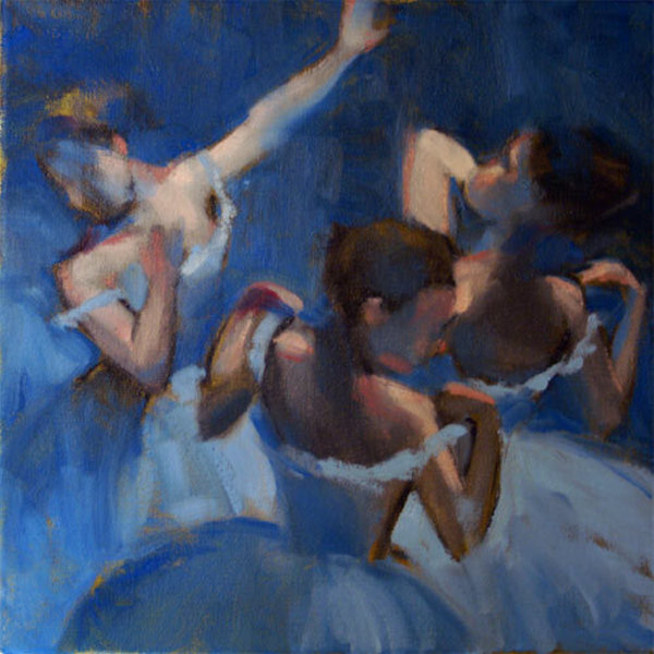 Blue Ballerinas by CLAIRE HARDY