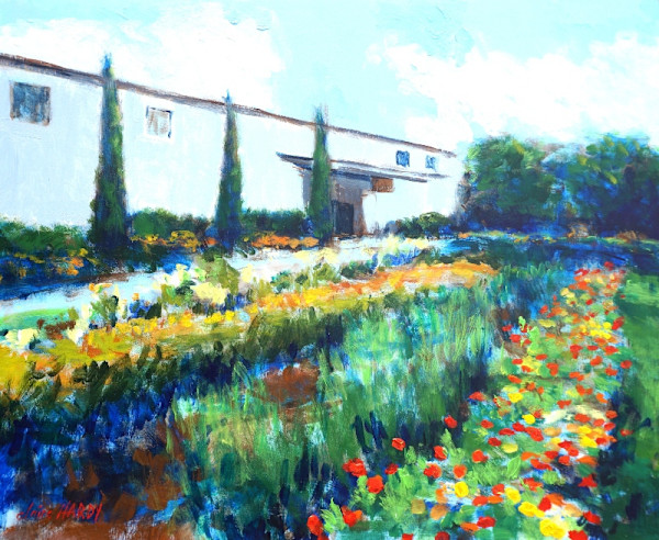 Bright Day Grange Gardens by CLAIRE HARDY