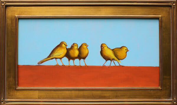 Chateau Canaries framed by CLAIRE HARDY