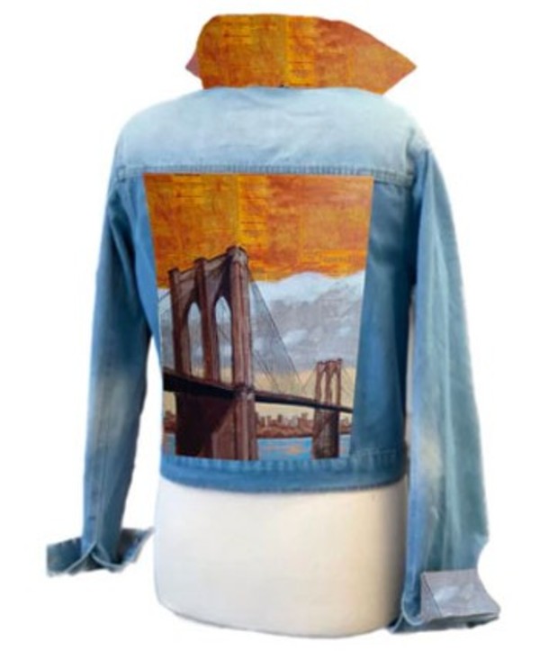Brooklyn Bridge Denim by CLAIRE HARDY
