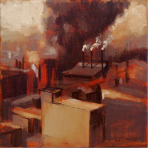 Mill Views framed by CLAIRE HARDY