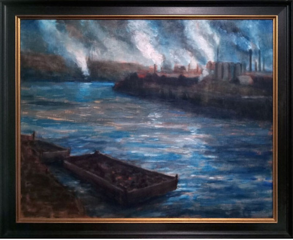 Mills at Twilight by CLAIRE HARDY