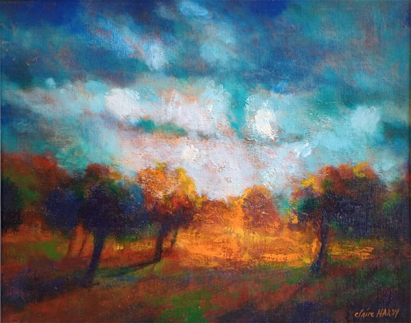 Moody Blue Day by CLAIRE HARDY