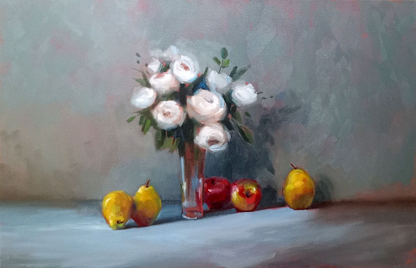 Poires, Pommes et Pivoines by CLAIRE HARDY