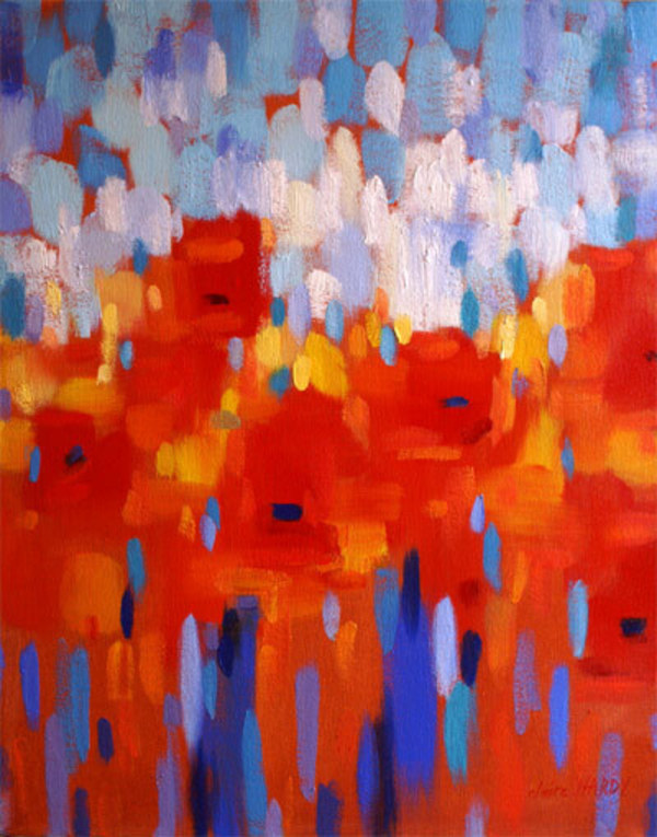 Poppy Walk II by CLAIRE HARDY