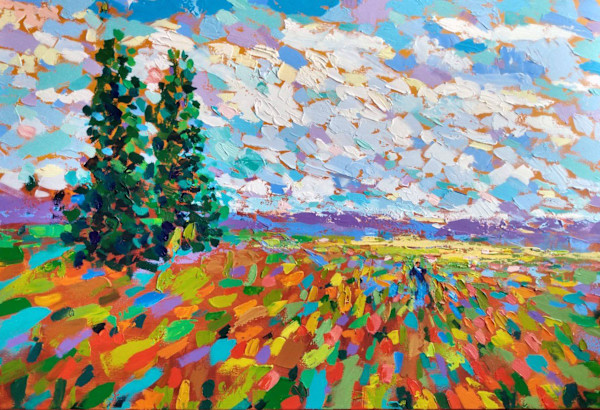 Sunshine after Monet by CLAIRE HARDY