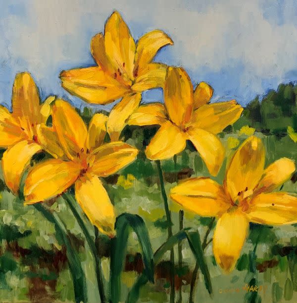 Variation in Yellow II by CLAIRE HARDY