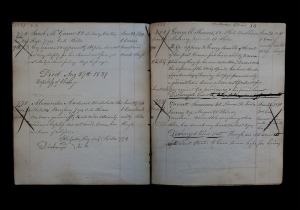 Warden's Logbook, 1837 Page 83-84 by Eric T. Kunsman