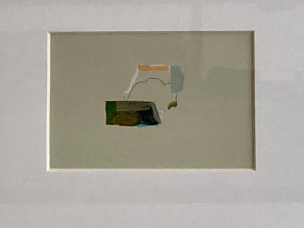 Small Painting of Askew Shapes by MaryAnn Puls