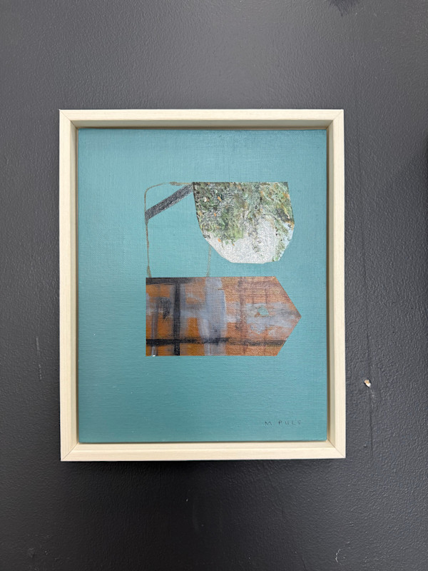 Blue Background Painting by MaryAnn Puls, Image 1.