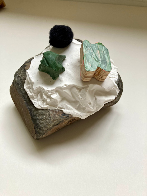 Rock, Plaster, Objects by MaryAnn Puls