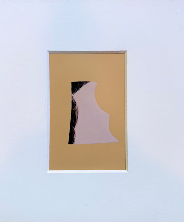 Tiny Painted Shape on Paper by MaryAnn Puls, Image 1.
