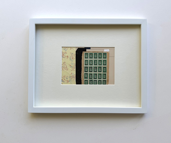 Green Stamps, Carbon-paper & Birds by MaryAnn Puls, Image 1.
