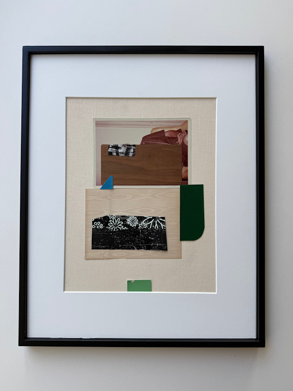 Photo, Wood Veneer & Green Felt by MaryAnn Puls, Image 1.