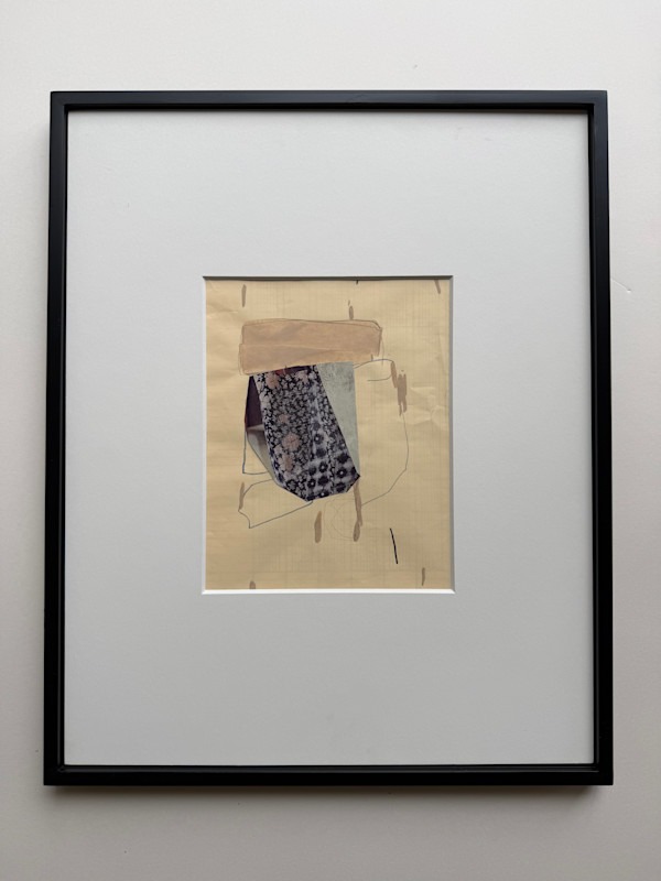 Pattered Paper with Painting by MaryAnn Puls, Image 1.