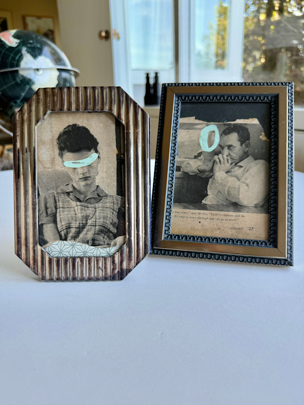 Two Individuals in Frames by MaryAnn Puls, Image 1.