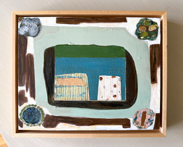 Round Shapes in Corners by MaryAnn Puls