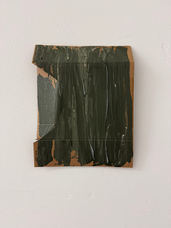 Green Painted Cardboard by MaryAnn Puls, Image 1.