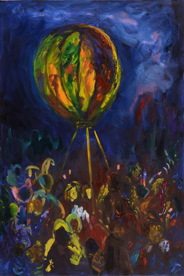 Mysterious Night Balloon by Andrea K. Lawson