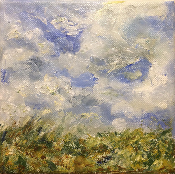 Cloud with Field by RM Cimini